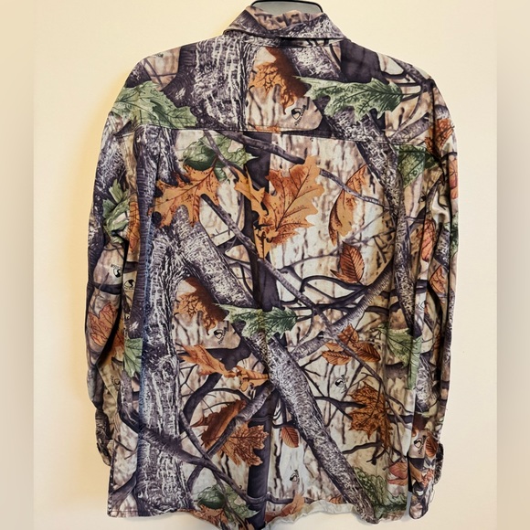 Camouflage Wood N Trail Men’s Large Cotton Shirt - Picture 2 of 5